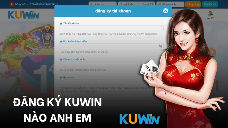 4 Bước hướng dẫn đăng ký Kuwin