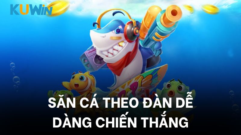 Vận dụng chiến thuật săn cá theo đàn