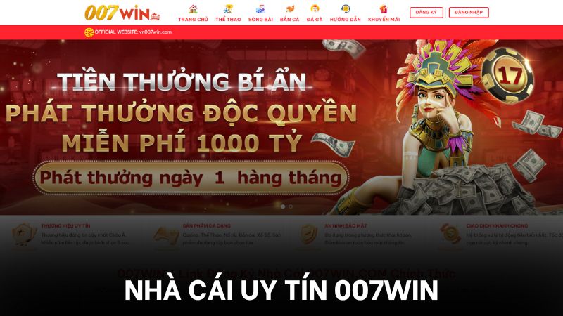 007win là địa điểm cá cược chân ái cho người chơi