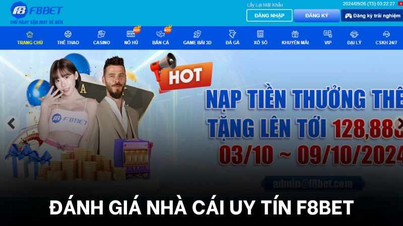 F8Bet mang đến trải nghiệm thú vị hấp dẫn